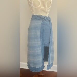 Free People Wrap-around Midi-mini Skirt Size 8